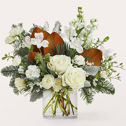 Fresh Snowfall Bouquet –  True Blooms, Winters CA
