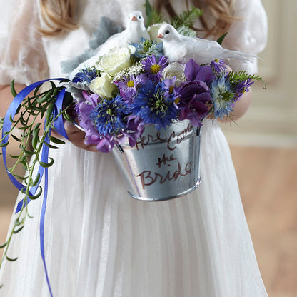 Enchantment Flower Girl Arrangement –  True Blooms, Winters CA