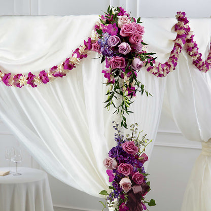 Color & Light Chuppah Decor –  True Blooms, Winters CA