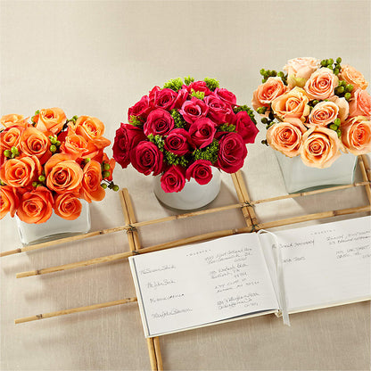 Dawn Rose Centerpiece –  True Blooms, Winters CA