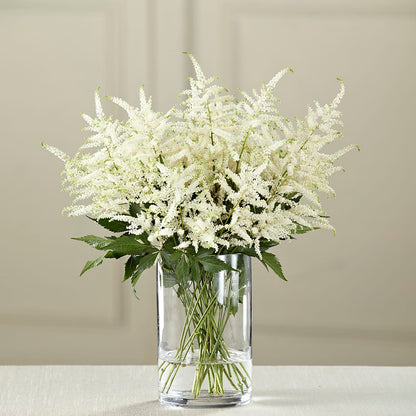 White Astilbe Bouquet –  True Blooms, Winters CA